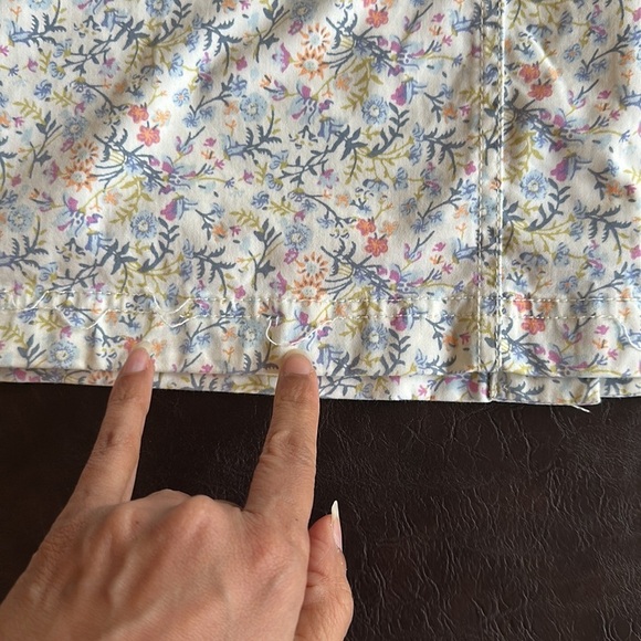 J.Jill Live in Chino Floral mini Skirt - Picture 8 of 9